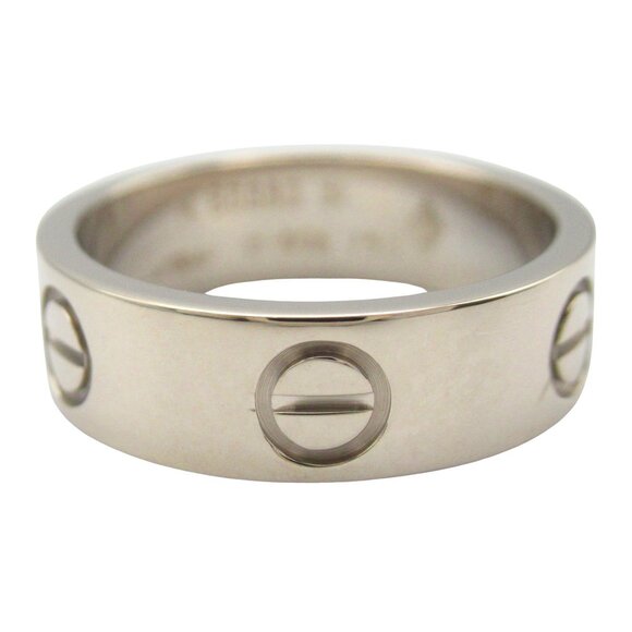 CARTIER 18k Silver Love Ring - Picture 2 of 7